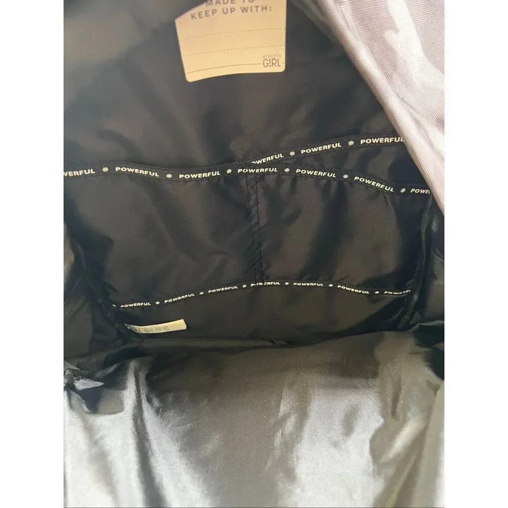 NWOT Athleta Girl Black Gray Camo Limitless Backpack